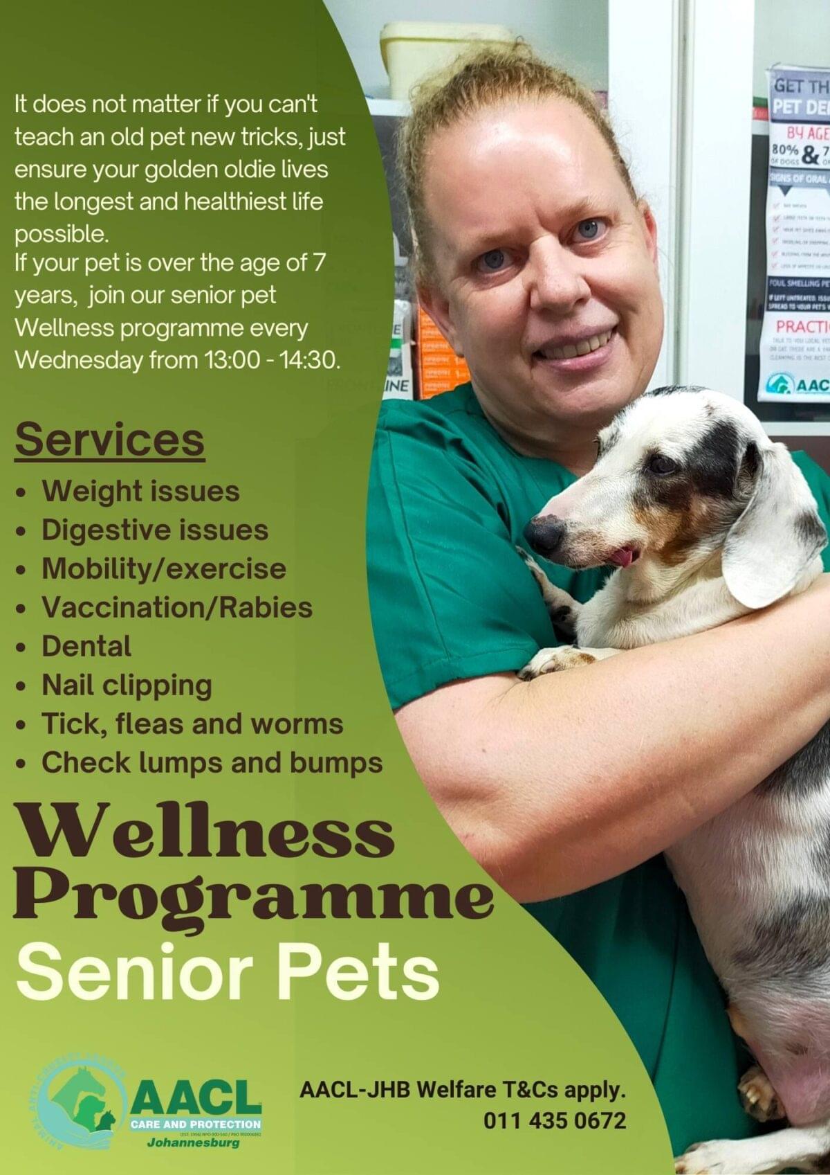 Wellness programme Senior Pets AACL