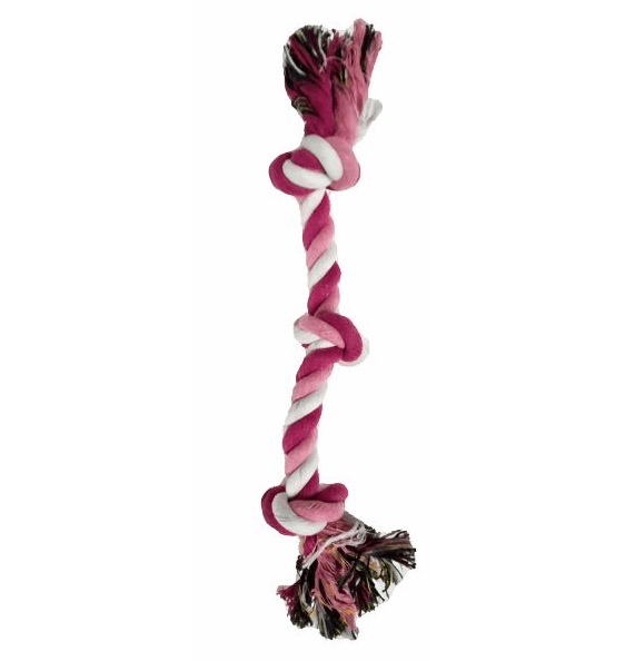 Rope toy with 3 Knots