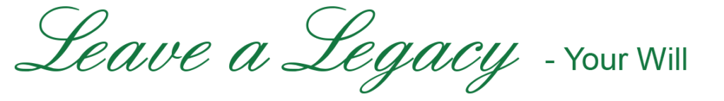 Leave a Legacy – Your Will web top